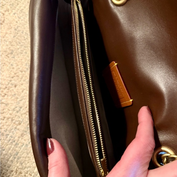 Coach quilted Tabby 26 handbag in Maple - Picture 9 of 14